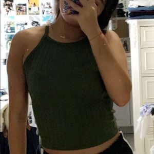 Olive green muscle tank from H&M (used)